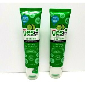 2xYes to Cucumbers SOOTHING 2oz Cooling Mud Mask